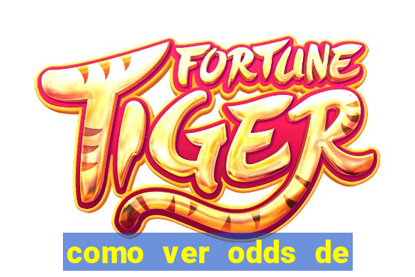 como ver odds de jogos passados